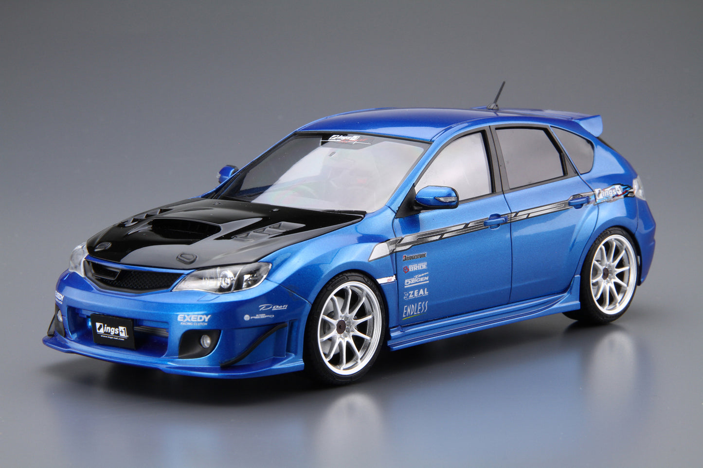 Aoshima 1/24 Subaru Ings GRB Impreza WRX STI '07