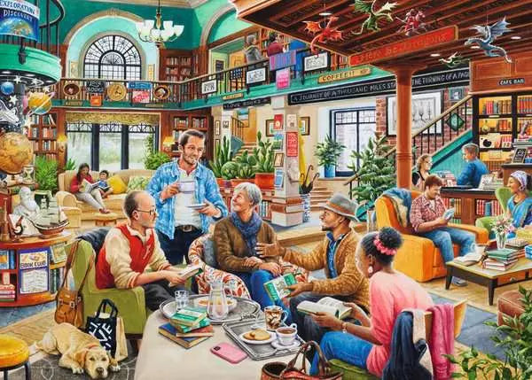 RAVENSBURGER 1000PC - TURN THE PAGE BOOKCLUB