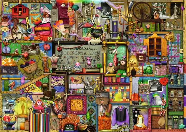 RAVENSBURGER 1000PC - NO. 2 CURIOUS CUPBOARDS - THE CRAFT CUPBOARD