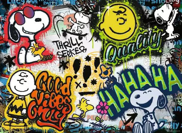 RAVENSBURGER 500PC - PEANUTS GRAFFITI