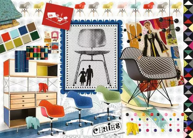 RAVENSBURGER 1000PC - EAMES DESIGN SPECTRUM