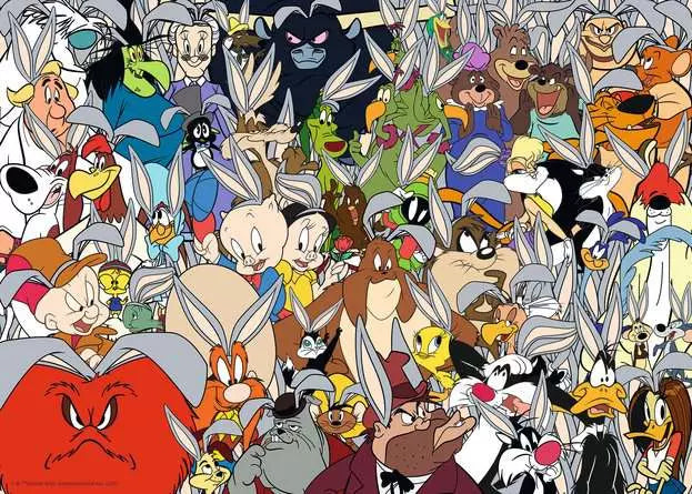 RAVENSBURGER 1000PC - LOONEY TUNES CHALLENGE