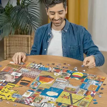 RAVENSBURGER 1500PC - EAMES HOUSE OF CARDS