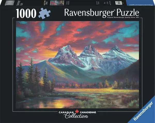 RAVENSBURGER 1000PC - CANADIAN COLLECTION: ALBERTA'S THREE SISTERS