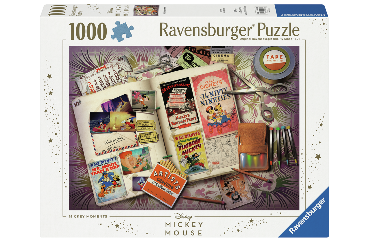 RAVENSBURGER 1000PC - DISNEY - 1940 MICKEY MOMENTS