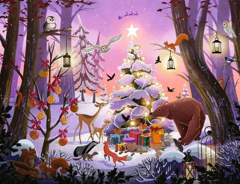 RAVENSBURGER 2000PC - CHRISTMAS IN THE WOODS