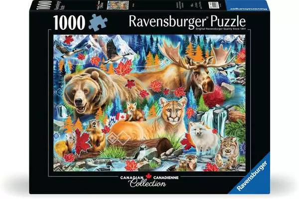 RAVENSBURGER 1000PC - CANADIAN COLLECTION: WILD CANADA