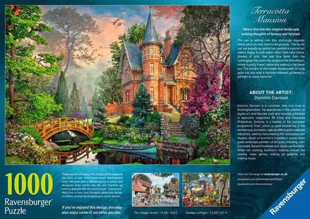 RAVENSBURGER - 1000pc - TERRACOTTA MANSION
