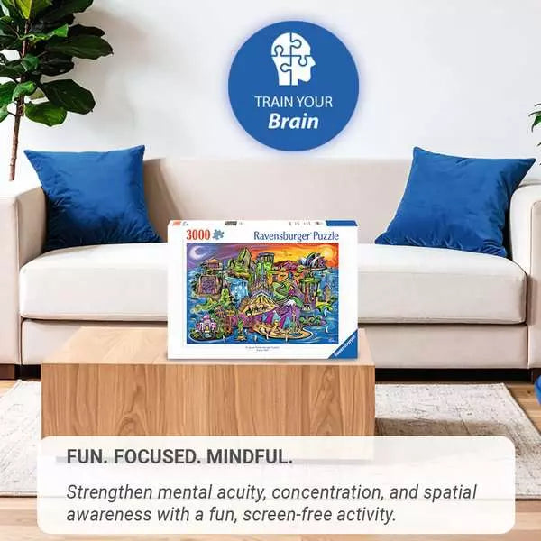RAVENSBURGER 3000PC - ISLE OF SIGHTS