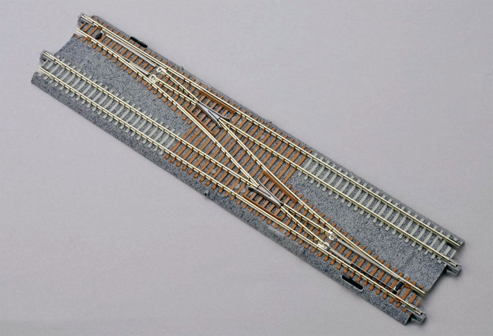 Kato N Concrete Tie Double Track #4 Single Crossover Turnout 248mm (9 3/4"), Left 20-230