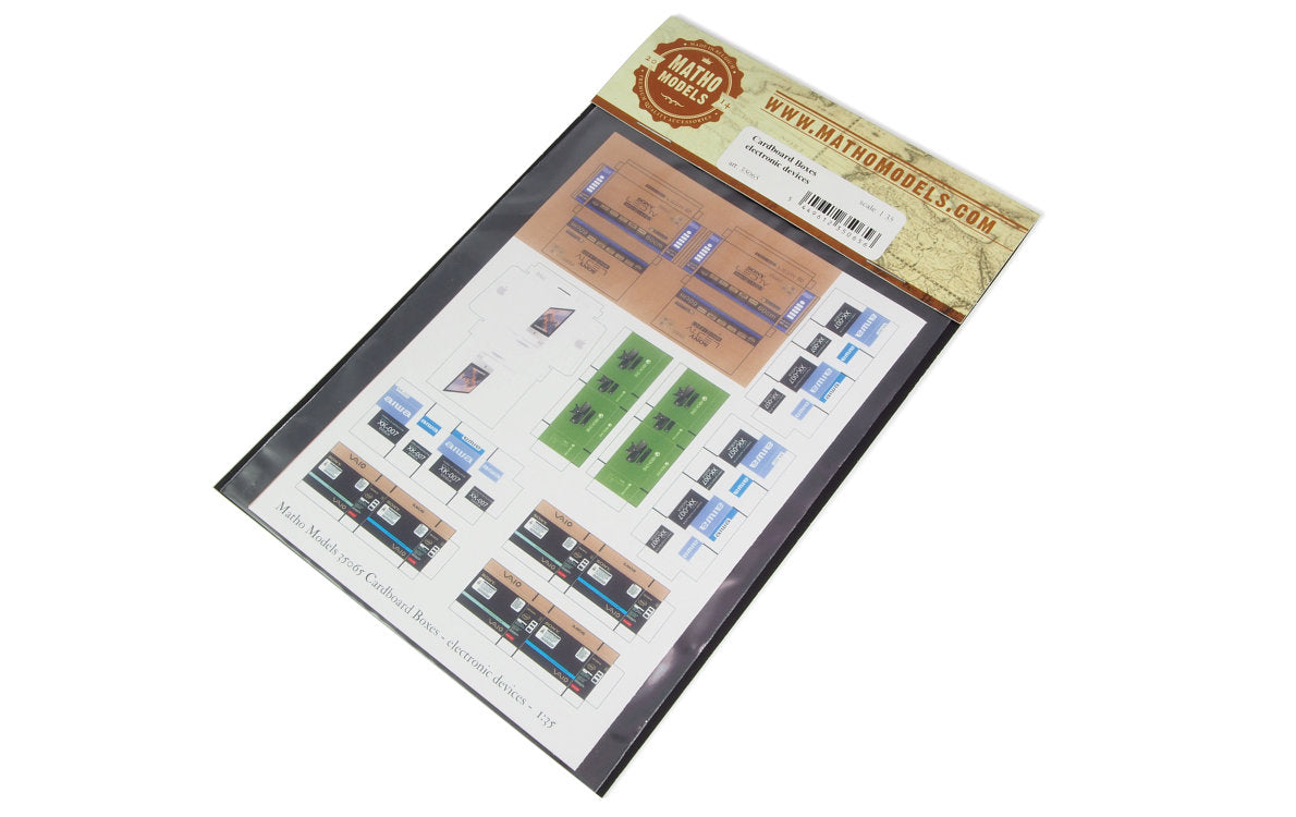 Matho 1/35 Cardboard Boxes - electronic devices