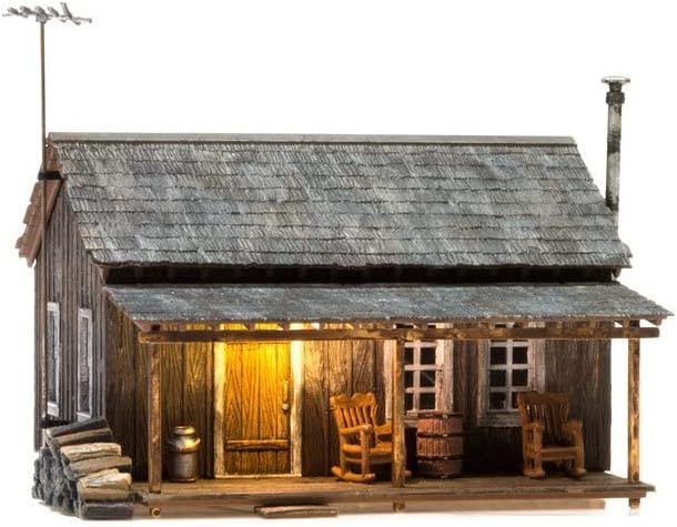 WOODLAND SCENICS N scale Rustic Cabin
