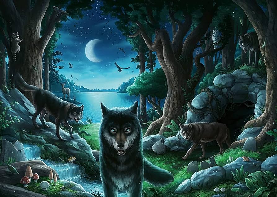 RAVENSBURGER 759PC - ESCAPE SERIES: THE CURSE OF THE WOLVES