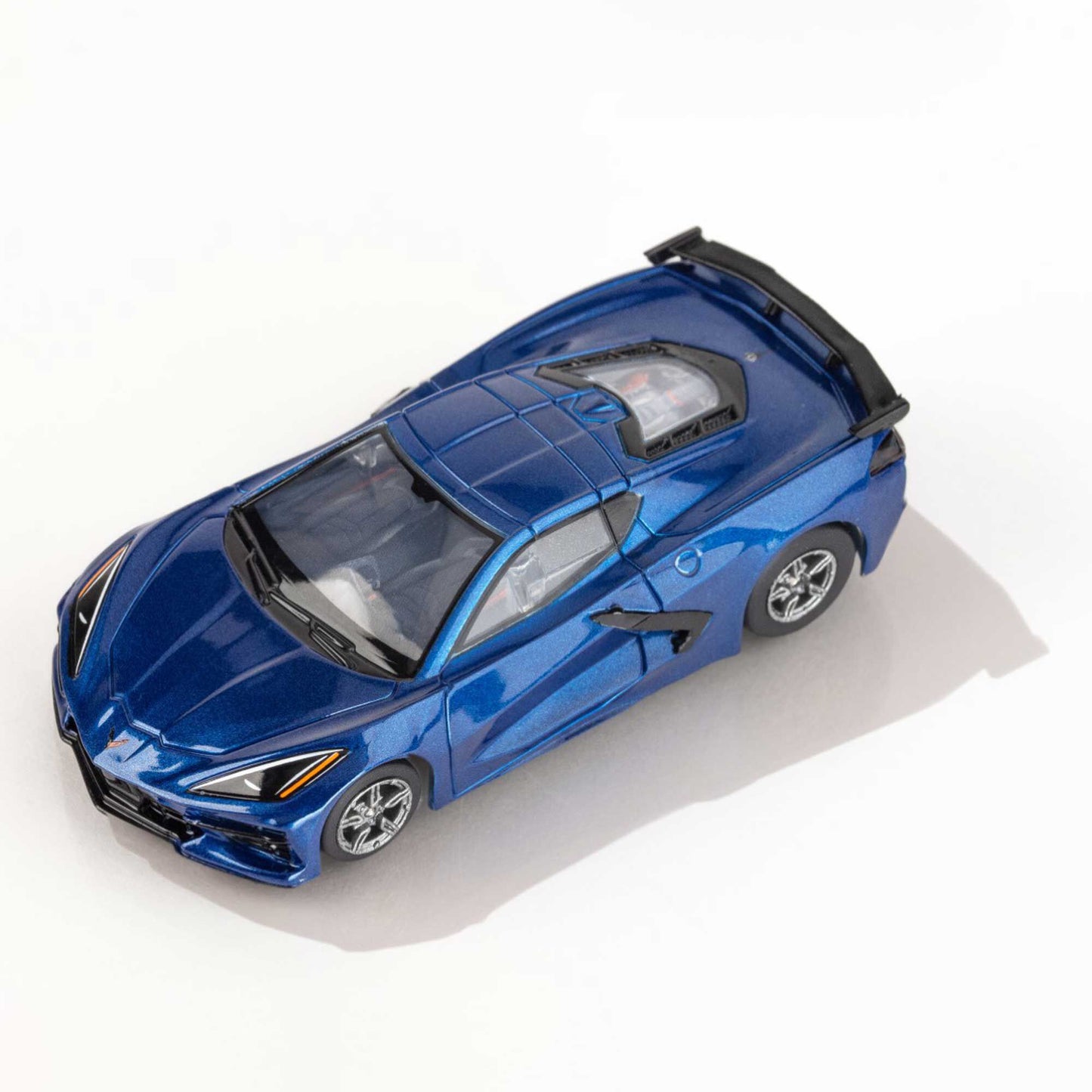 AFX HO Corvette C8 Slot Car, Metallic Riptide Blue