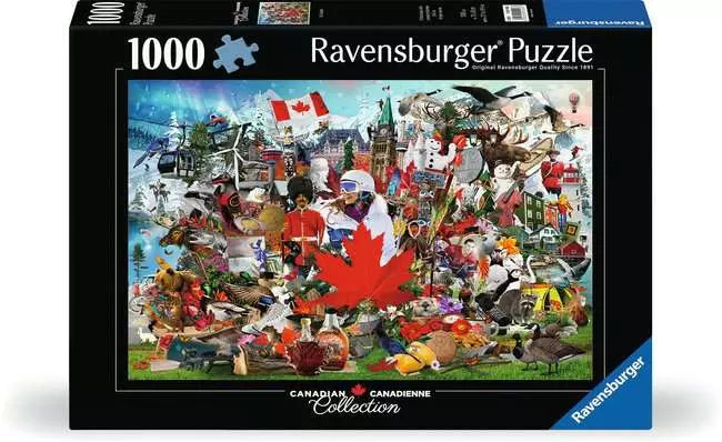 RAVENSBURGER 1000PC - CANADIAN COLLECTION: OH, CANADA!