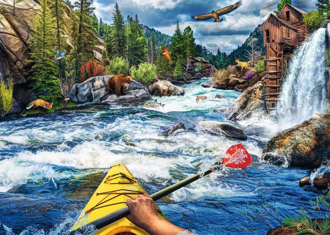 RAVENSBURGER 1000PC - WHITEWATER KAYAKING