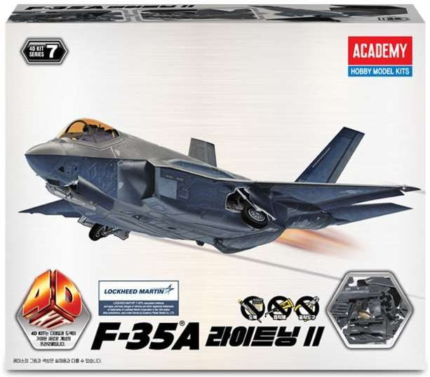 Academy F-35A Lightning II 4D Model Kit