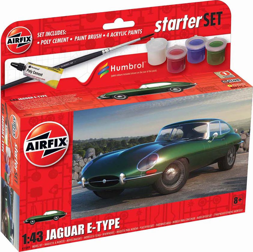 Airfix 1/43 Starter Set Jaguar E-Type