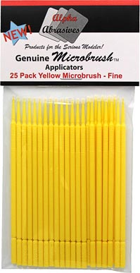 Micro Brushes Yellow Fine 25pk