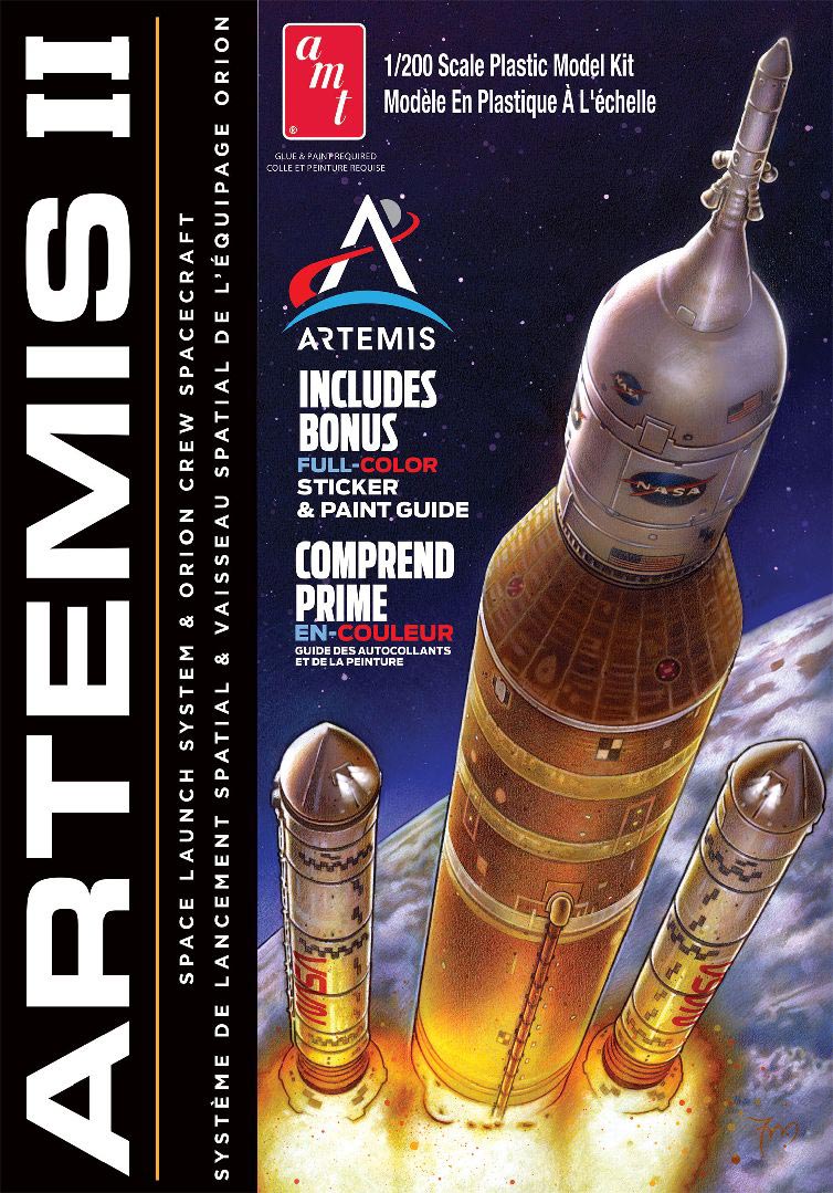 AMT 1/200 Artemis II w/Sticker