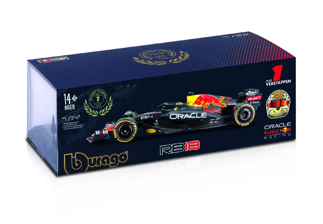 Bburago 1/24 Red Bull RB18 (2022) w/driver (Perez #11) (Damaged Box)