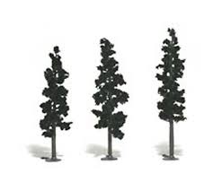 WOODLAND SCENICS Realistic Tree Kit - 24 Pines 2 1/2"-6"