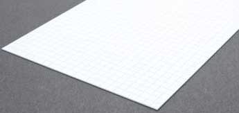 Styrene Sidewalk Sheet .040 x 6 x 12 .1 x 15.2 x 30.5cm 1/4" .6cm