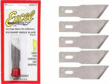 EXCEL #19 Angled Edge Blades (5) (XAC219)