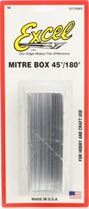 EXCEL 55665 Mitre Box, Aluminum