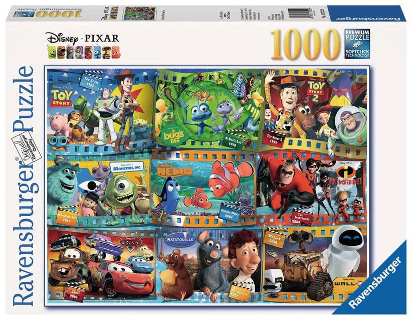 RAVENSBURGER 1000PC - DISNEY PIXAR - DISNEY PIXAR MOVIES