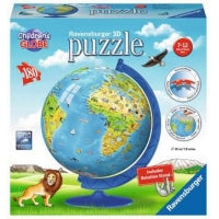 RAVENSBURGER 3D - GLOBE POUR ENFANTS/CHILDREN'S GLOBE - FRENCH