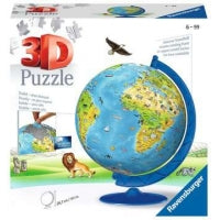 RAVENSBURGER 3D - CHILDREN'S WORLD GLOBE - ENGLISH