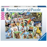 RAVENSBURGER 1000PC - A TRAVELER'S ANIMAL JOURNAL