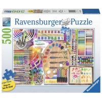 RAVENSBURGER 500PC - THE ARTIST'S PALETTE