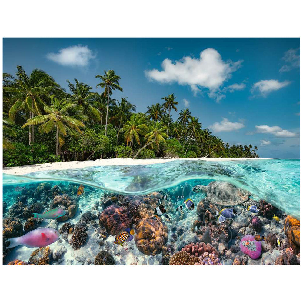 RAVENSBURGER 2000PC - A DIVE IN THE MALDIVES