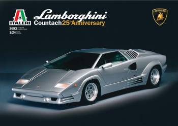 Italeri 1/24 Lamborghini Countach 25th Anniversary