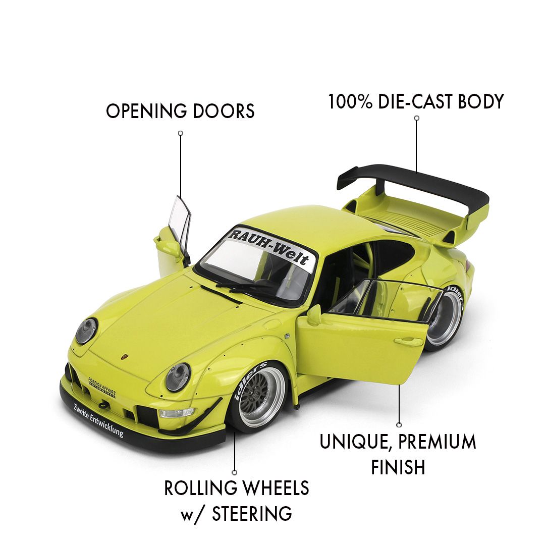 Jada 1/18 "Pink Slips" W7 - Porsche RWB Genki