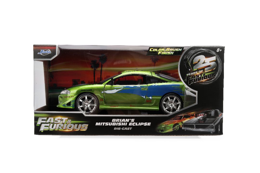 Jada 1/24 Fast & Furious Brian's Mitsubishi Eclipse - Color Brush