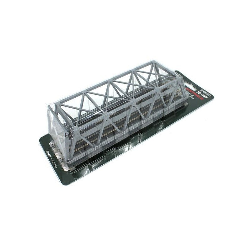 Kato 20-436 N 248mm (9 3/4') Double Truss Bridge WS248T light blue