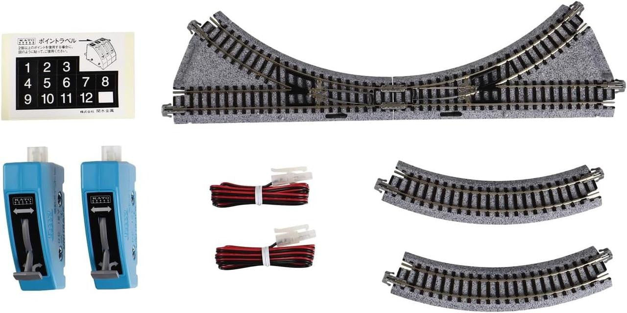 Kato 20-891 N CV2 UNITRACK Compact Multi-Purpose Turnout Set
