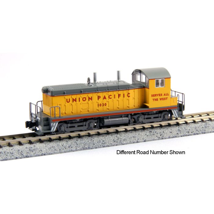 Kato 176-4380, N Scale EMD NW2 Switcher, Standard DC, Union Pacific UP #1039