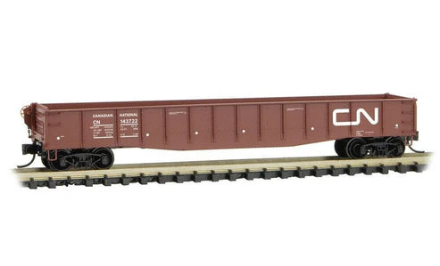 04600470 Micro-Trains N Canadian National 50' Fishbelly Side Gondola #143722