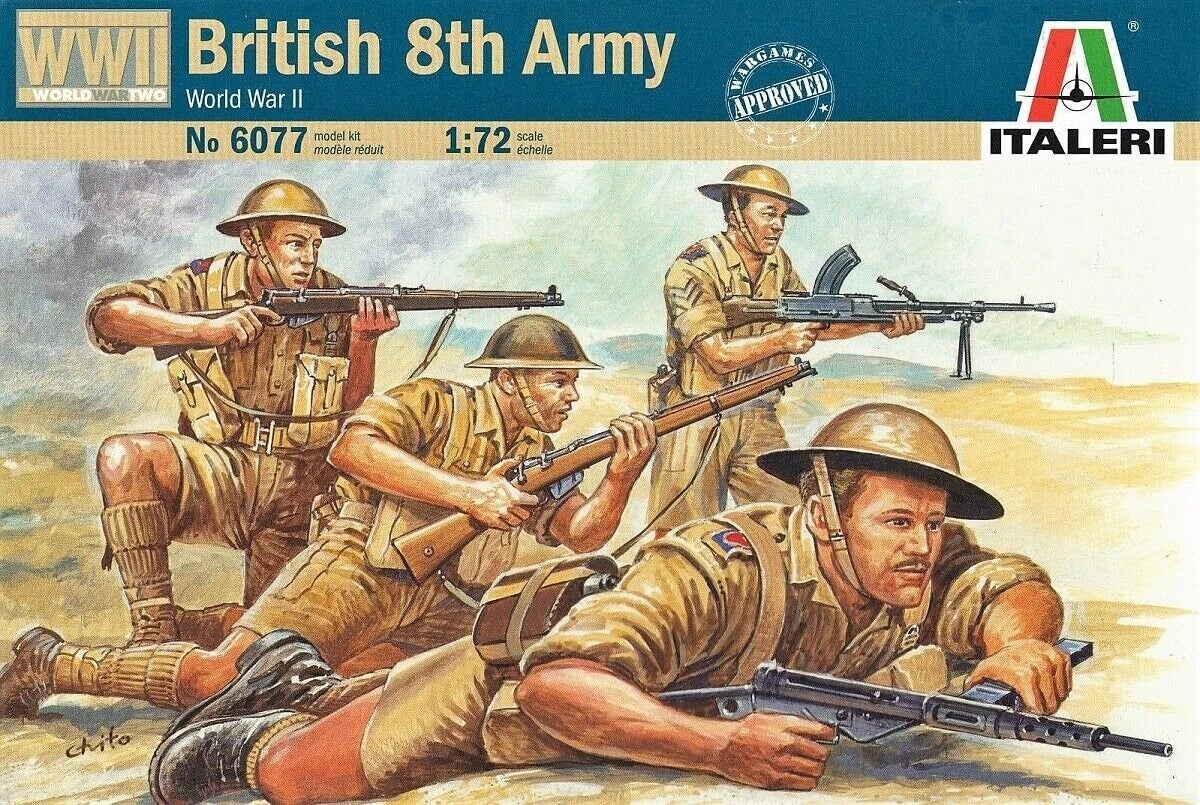 Italeri 1/72 WWII British 8th Army