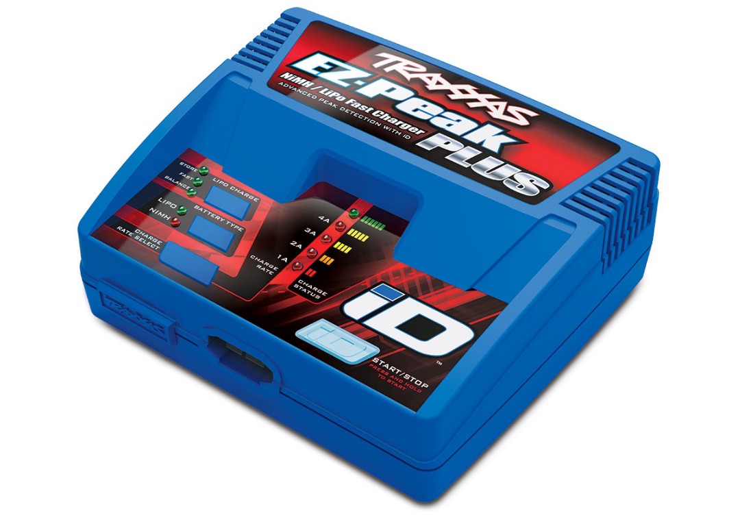 Traxxas 2970 EZ-Peak Plus 4-Amp 40 Watt NiMH/2-3S LiPo Charger