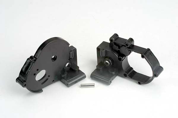 Traxxas 3691 Gearbox Halves w/Idler Shaft