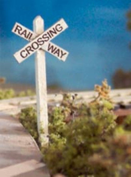 3037 Osborn N scale Rail Way Crossing Sign