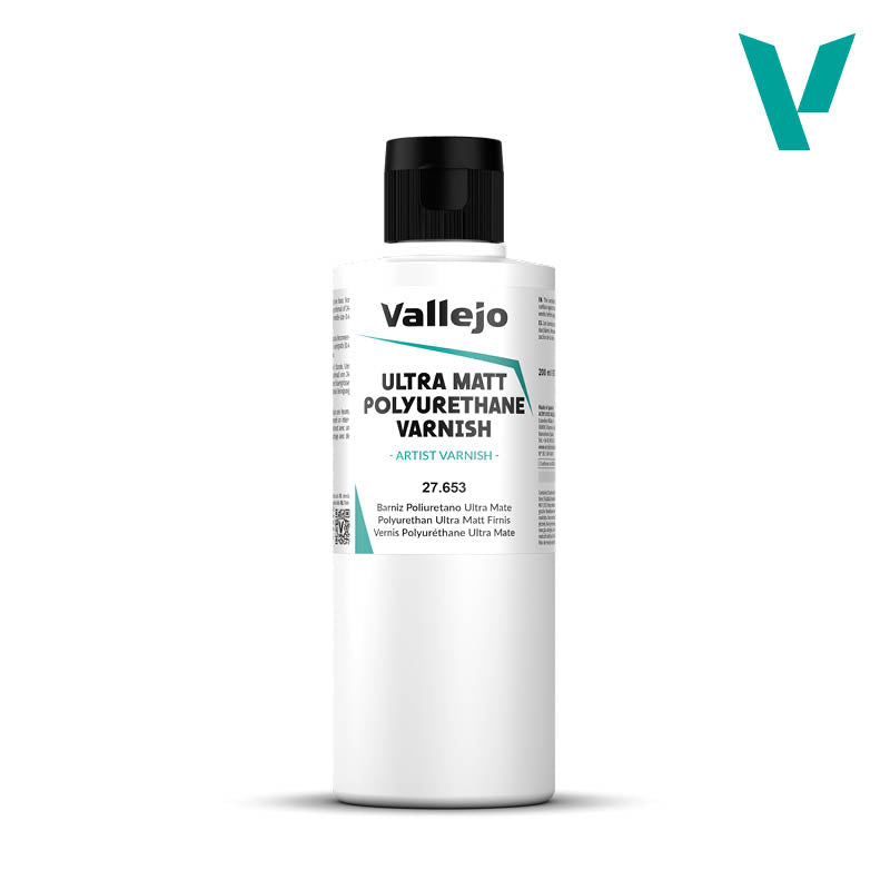 Vallejo Polyurethane Ultra Matt Varnish 200ml