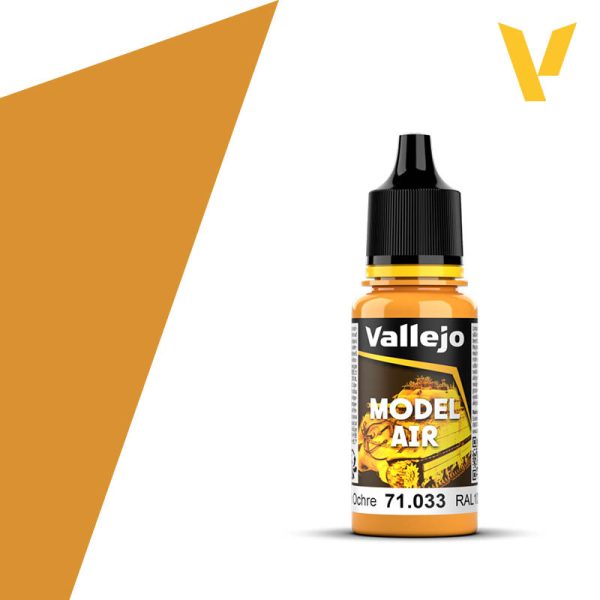 Vallejo Model Air Color 17ml Yellow Ochre