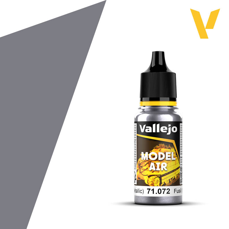 Vallejo Model Air Color 17ml Gunmetal (Metallic)