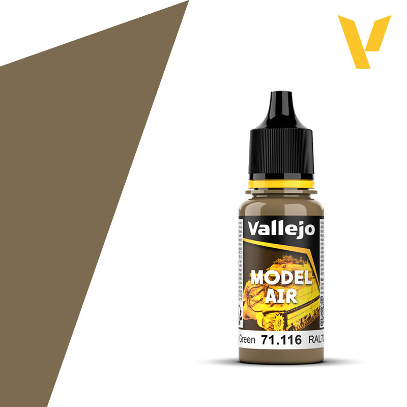 Vallejo Model Air Color 17ml Camouflage Grey Green